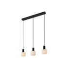 Nordlux - Suspension - MILFORD Mini X3 - Verre - Noir -  E14