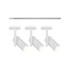 Nordlux - Luminaire sur rail - JEROME 3-kit + 1M rail - Aluminium - Blanc - GU10