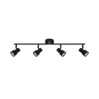 Nordlux - Plafonnier - BOSTON 4-rail -  Métal - Noir - GU10