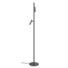 Nordlux - Lampadaire - Makoto - Aluminium - Chrome satiné - G9