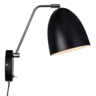 Nordlux - ALEXANDER applique murale Metal et plastique Noir E27