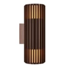 Nordlux - Applique murale double - ALUDRA - Aluminium - Seaside marron metallise - E27