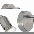 Nordlux - Applique murale - AVENUE - Métal - Acier Brossé - GU10