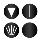 Nordlux - Applique murale - CANTO Kubi 2 - Aluminium - Seaside noir - LED Module Incl.