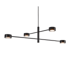 Nordlux - CLYDE suspension Metal et plastique Noir LED integree 350 Lumens 2700K