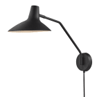 Nordlux - DARCI, Applique murale, Noir, IP20, E14,