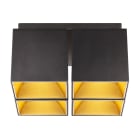 Nordlux - Spoterie - ETHAN X4 - Aluminium - Mat noir -  GU10