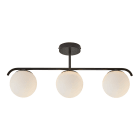 Nordlux - Suspension - GRANT X3 - Verre - Noir -  E14