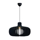 Nordlux - Suspension - HAZO 65 - Bois - Noir - E27