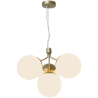 Nordlux - Suspension - IVONA X4 - Verre - Laiton - E27