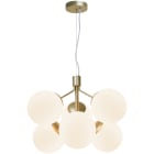 Nordlux - Suspension - IVONA X6 - Verre - Laiton - E27