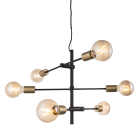 Nordlux - Suspension - JOSEFINE X6 - Métal - Noir - E27