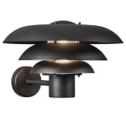 Nordlux - KURNOS 35, Applique murale-Noir, IP54, E27