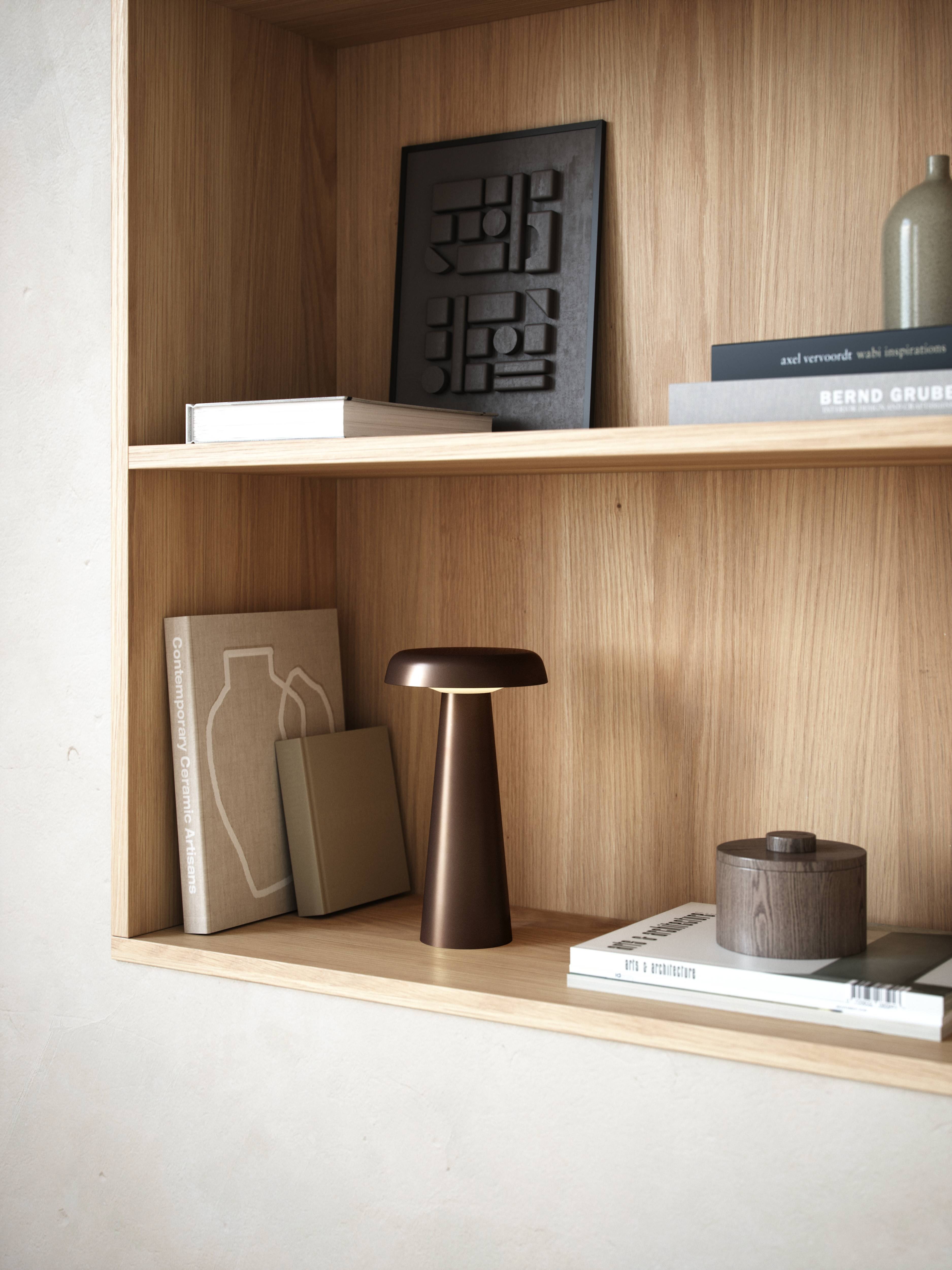 Nordlux - ARCELLO Lampe a poser Marron laiton LED 2700K