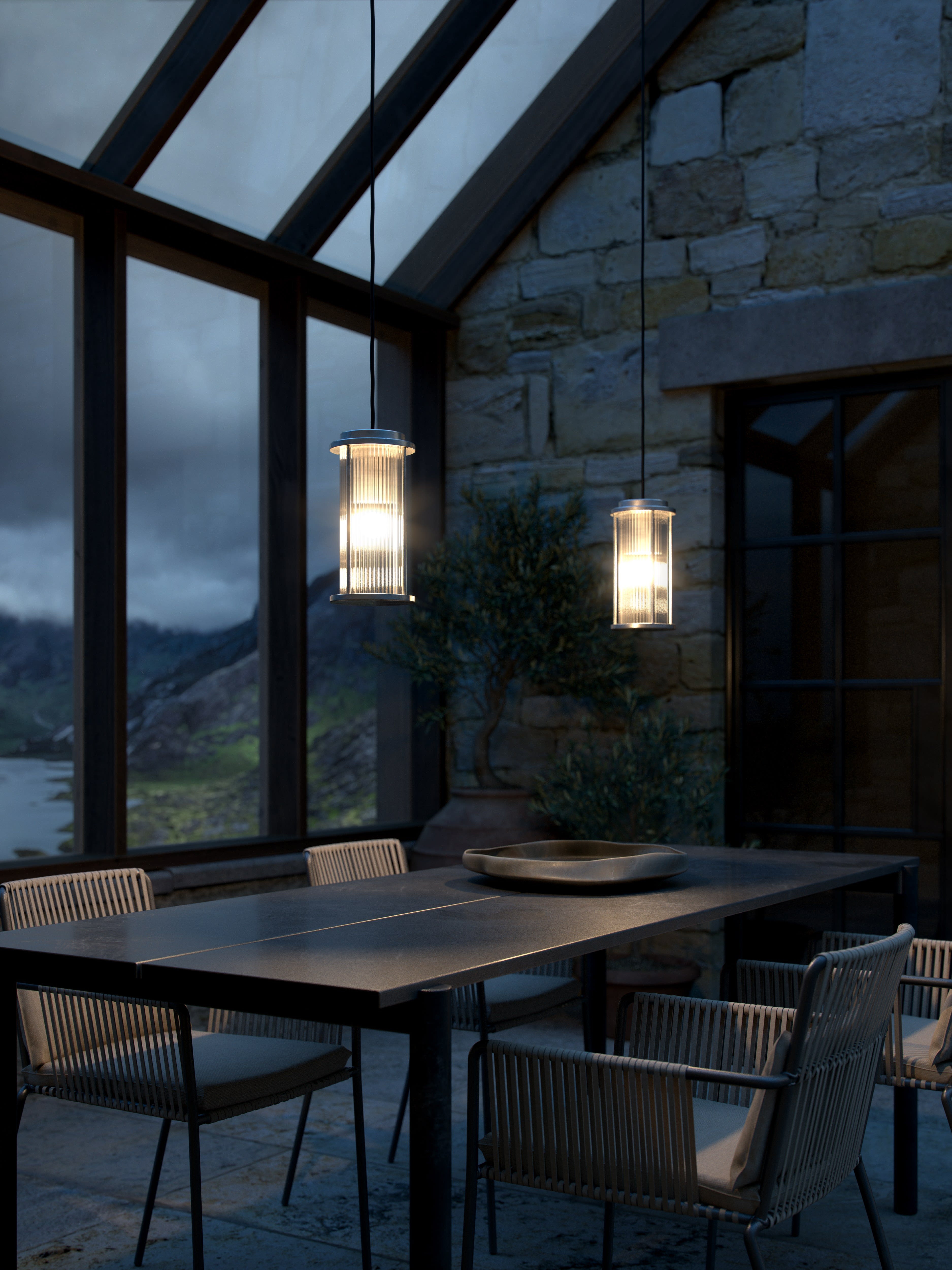 Nordlux - LINTON Suspension Acier galvanise E27