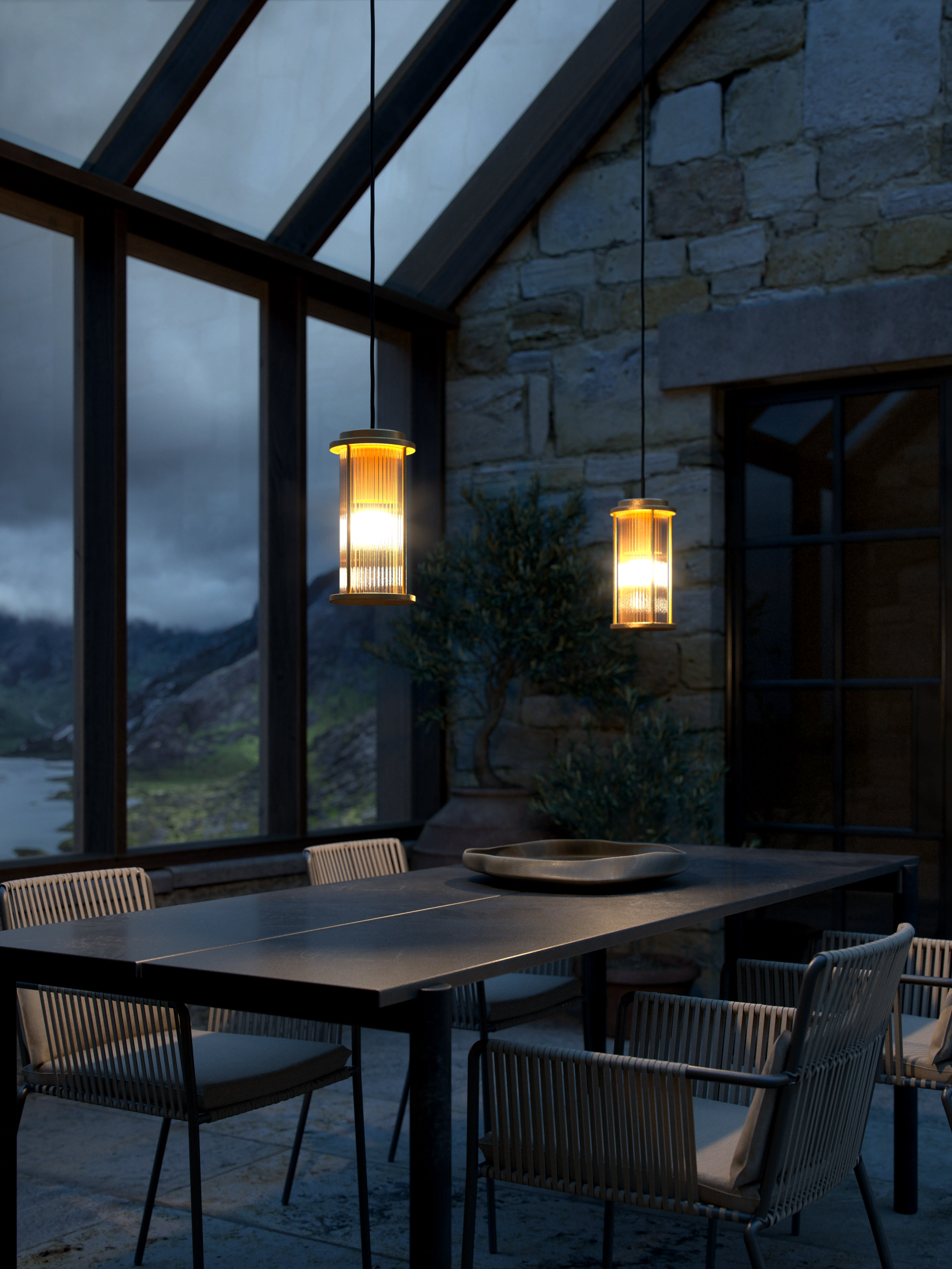 Nordlux - LINTON Suspension Laiton E27