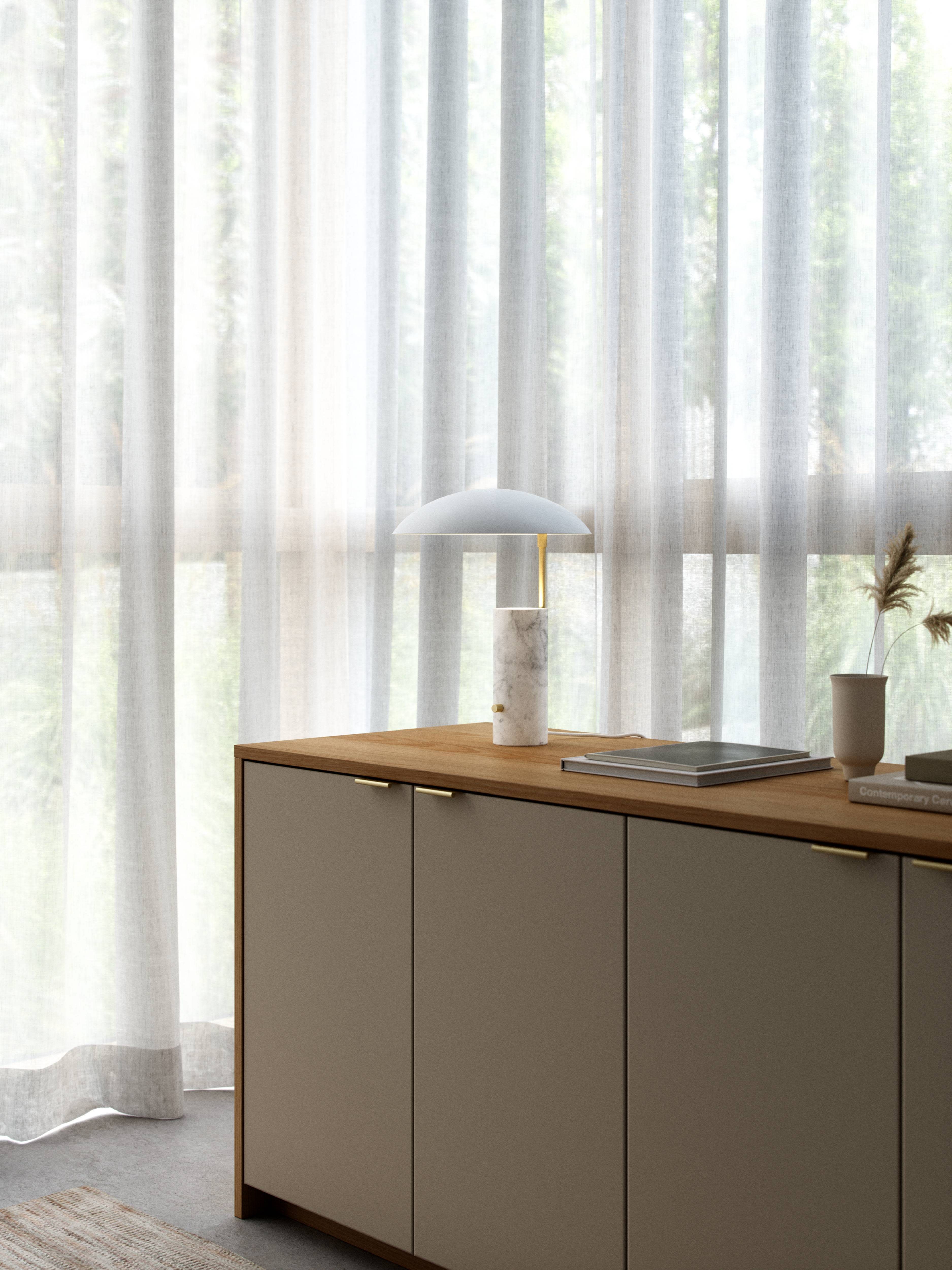 Nordlux - Lampe à poser - MADEMOISELLES - Marbre - Blanc - GU10