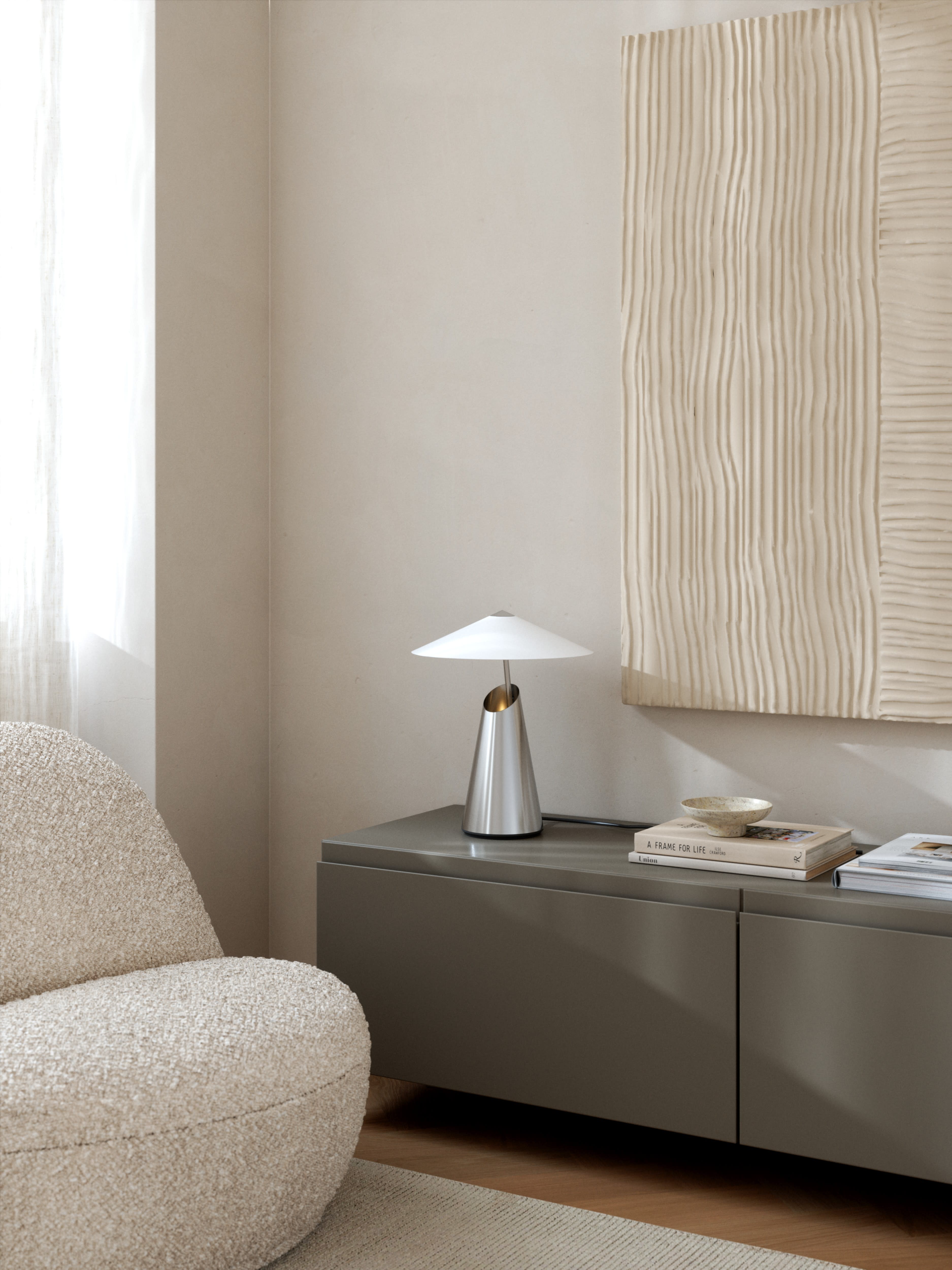 Nordlux - Lampe à poser - TAIDO - Métal - Chromé - E27