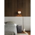 Nordlux - TAKAI VAEG E27 BRUNERET MESSING BEIGE SKAERM