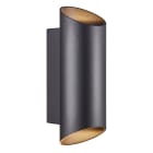Nordlux - Applique murale - NICO 22 Rond - Aluminium - Noir - GU10