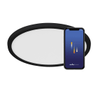 Nordlux - Plafonnier - OJASMART 29 - Plastique - Noir - LED Module Incl.