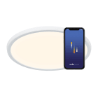 Nordlux - Plafonnier - OJASMART 60 - Plastique - Blanc - LED Module Incl.