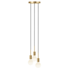 Nordlux - Suspension - PACO X3 - Métal - Laiton - E27