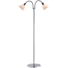 Nordlux - Lampadaire - RAY Double - Métal - Chromé - E14