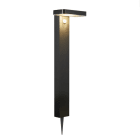 Nordlux - Potelet - RICA Carré - Acier inoxydable - Noir - SolarLed