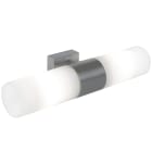 Nordlux - Applique murale - TANGENS Double - Verre - Acier Brossé - E14