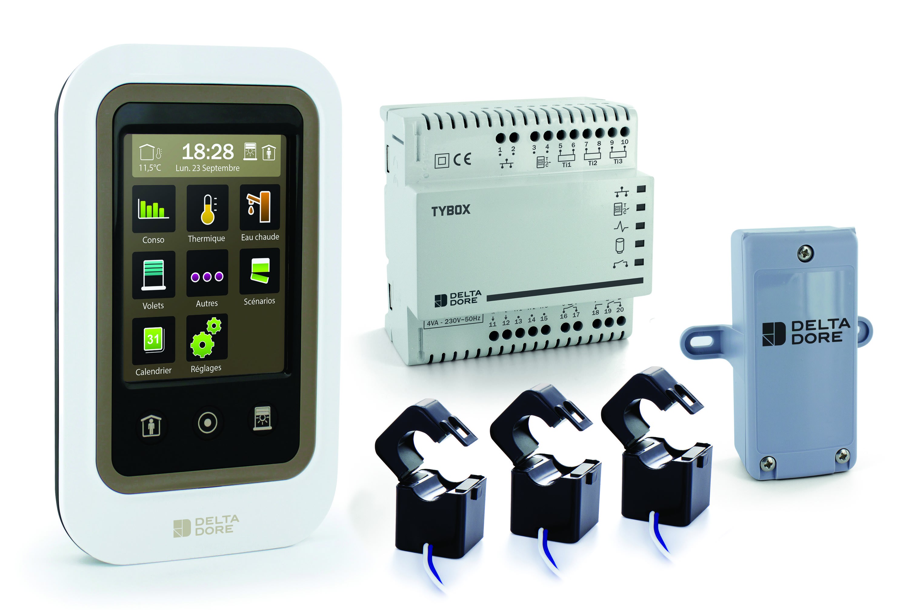 Delta Dore - Tybox 2010 WT | Gestionnaire d'énergie 1 zone + indication des consommations