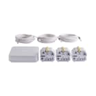 Delta Dore - Pack RF 4890 connecté | 3 RF 4890 + 3 sondes + 1 box connectée Tydom Home