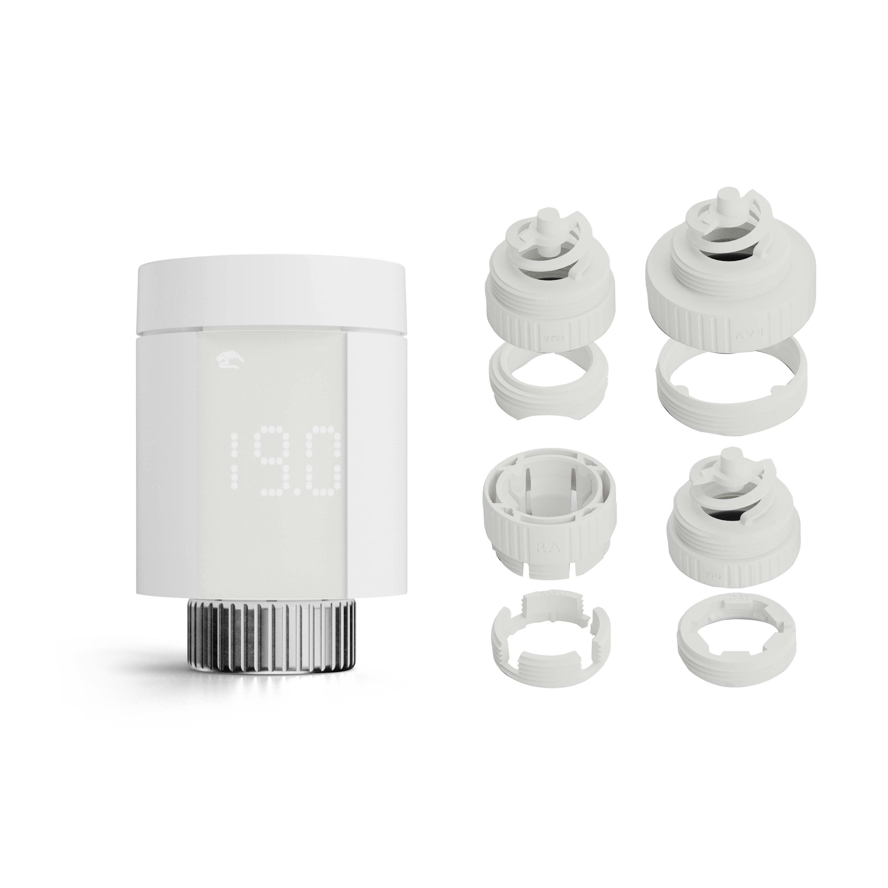 Delta Dore - Smart TRV Adapt | Pack Adapt tête thermostatique intelligente M30 x 1,5