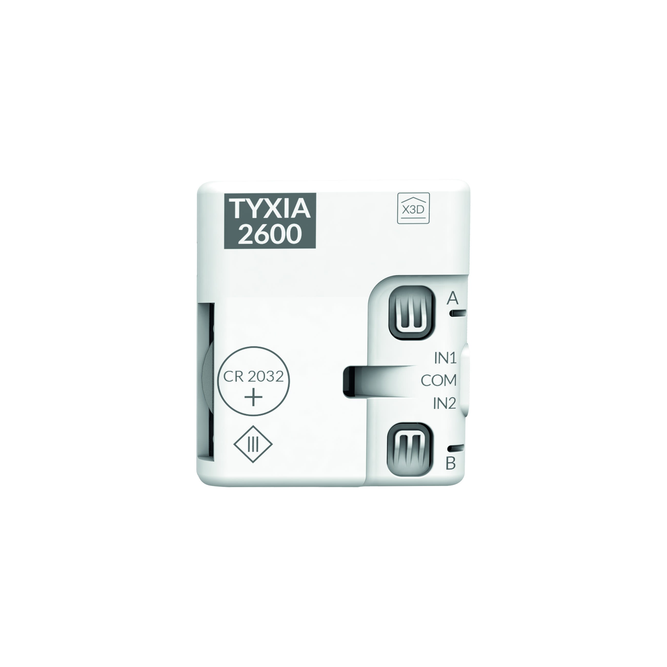 Delta Dore - Tyxia 2600 | Emetteur nanomodule 2 voies alimenté par pile
