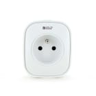 Delta Dore - Easy Plug E16EM | Prise connectée E (FR), 16A, avec mesure de consommation