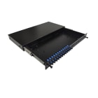 Xelan - TIROIR OPTIQUE EQUIPE DE 12 TRAVERSEES LC DUPLEX MONOMODE 1U