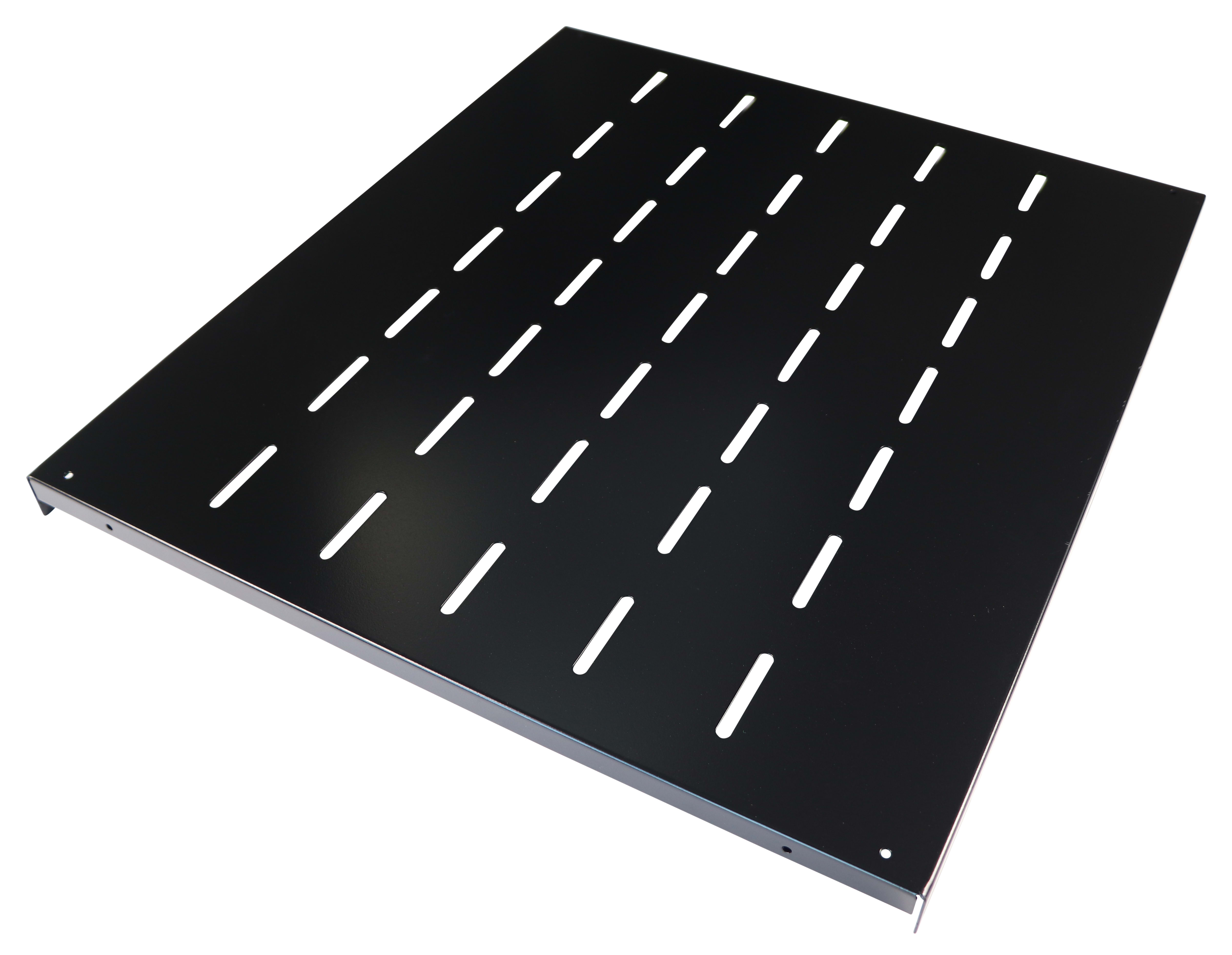 Xelan - ETAGERE FIXE NOIRE PROFONDEUR 550MM 1U CHARGE MAXI 80KG