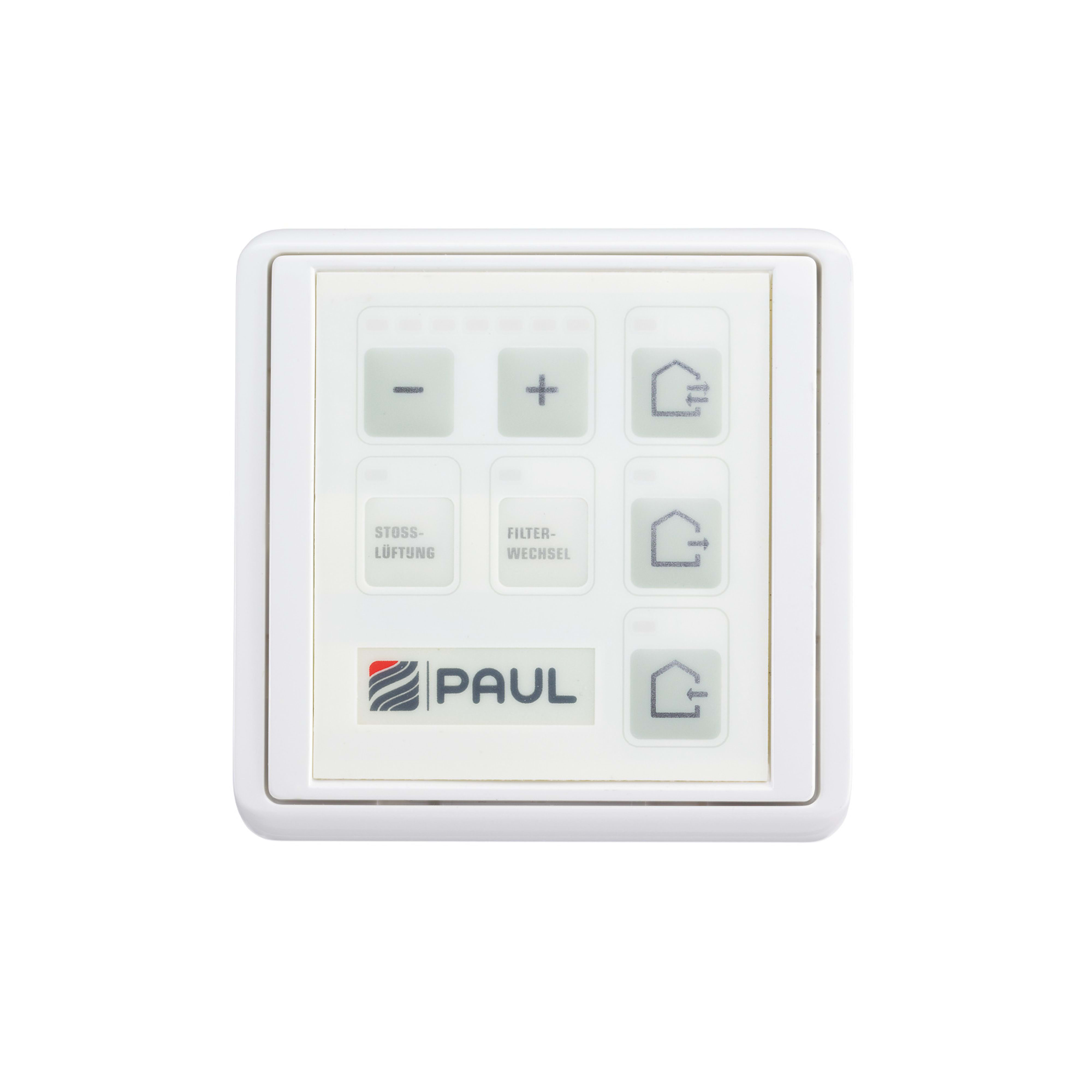 Zehnder - Commande tactile TFT, cadre couleur inox, pour apppareils PAUL - avant 10.2014