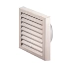 Zehnder - Grille murale inox - 330x330mm - raccord rond DN 200 mm