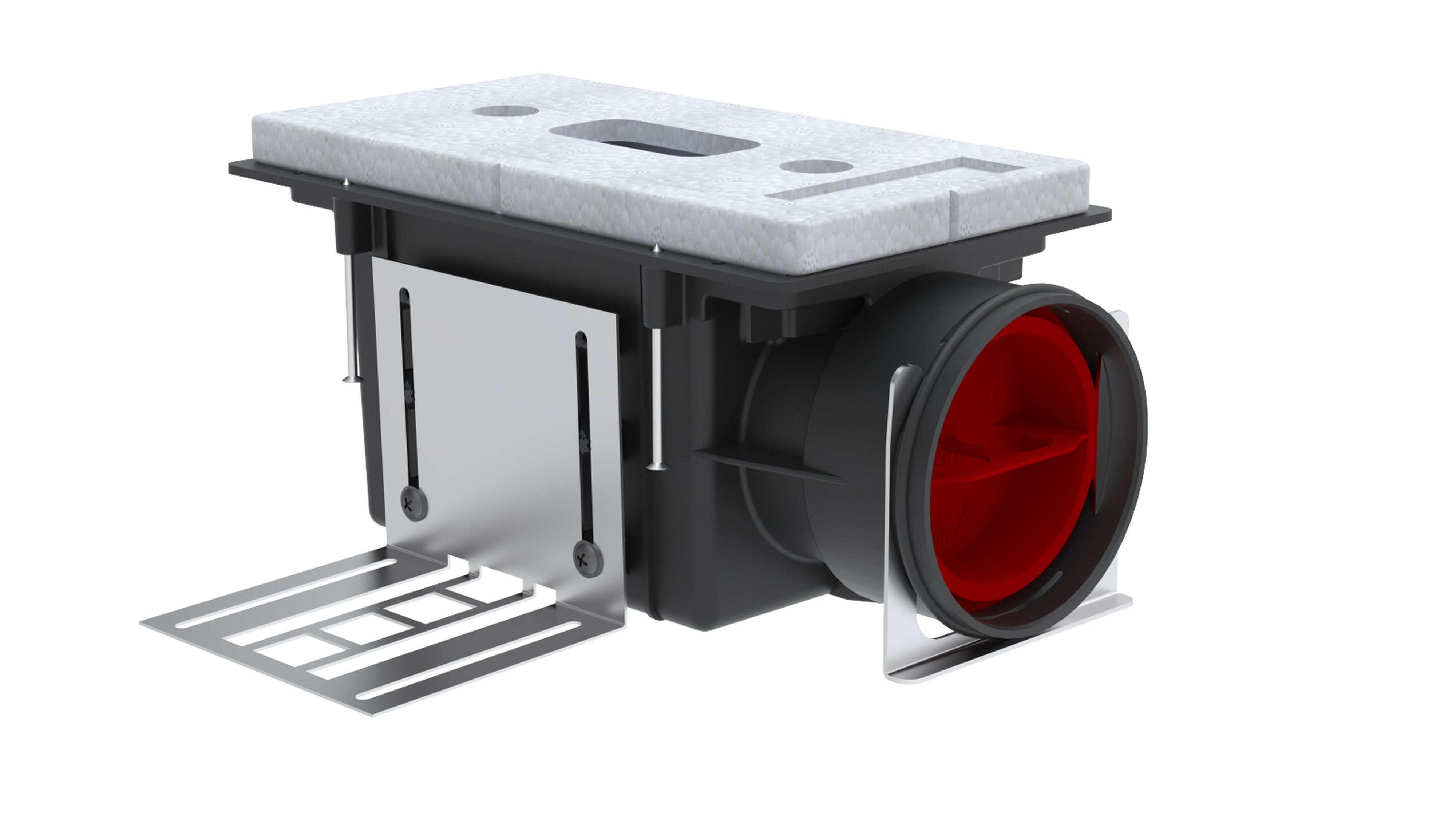Zehnder - Boîtier de raccordement  CLD-P 75, H=115mm, Raccordement Extrémité