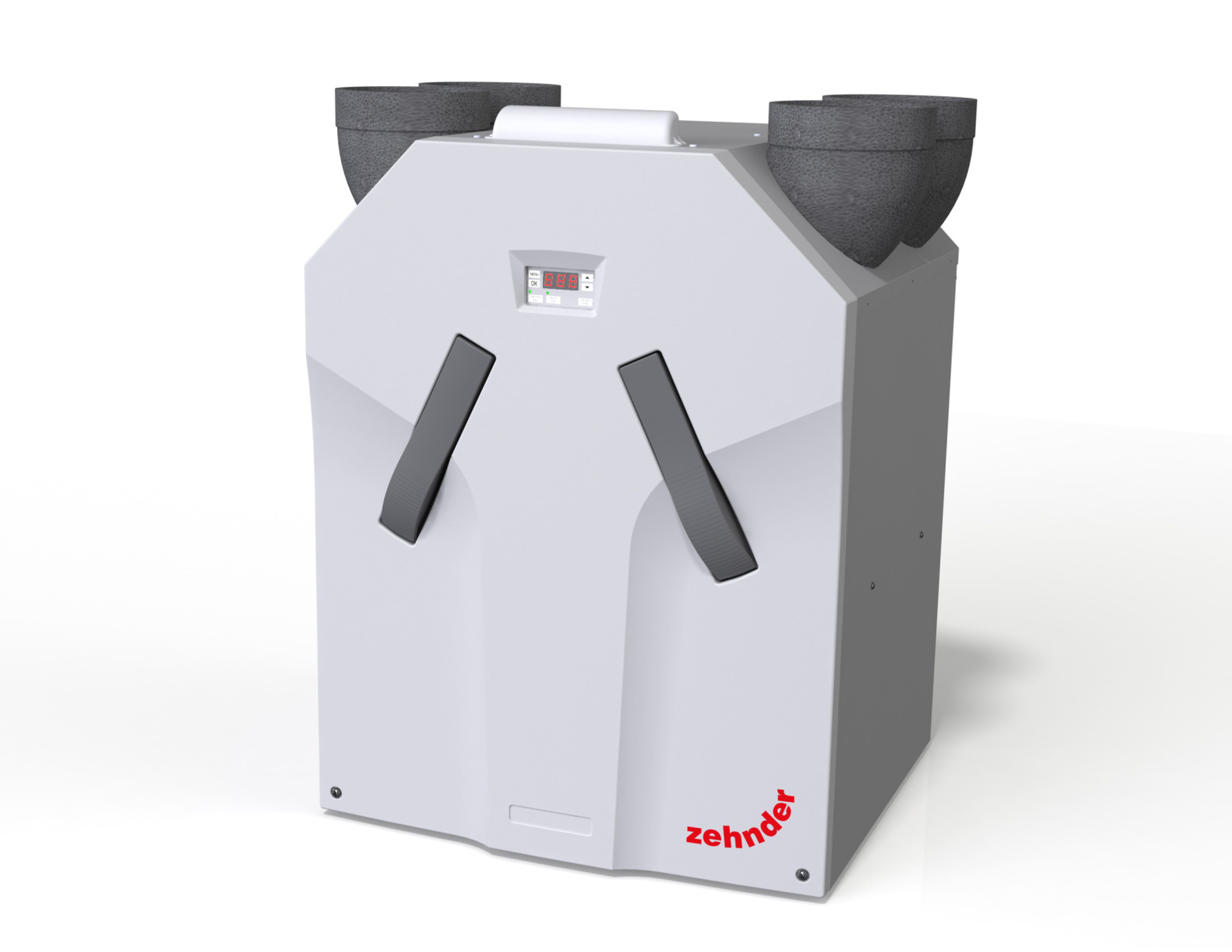 Zehnder - ComfoAir 350 Droite avec Préchauffeur intégré, SA1-3V et siphon sec inclus