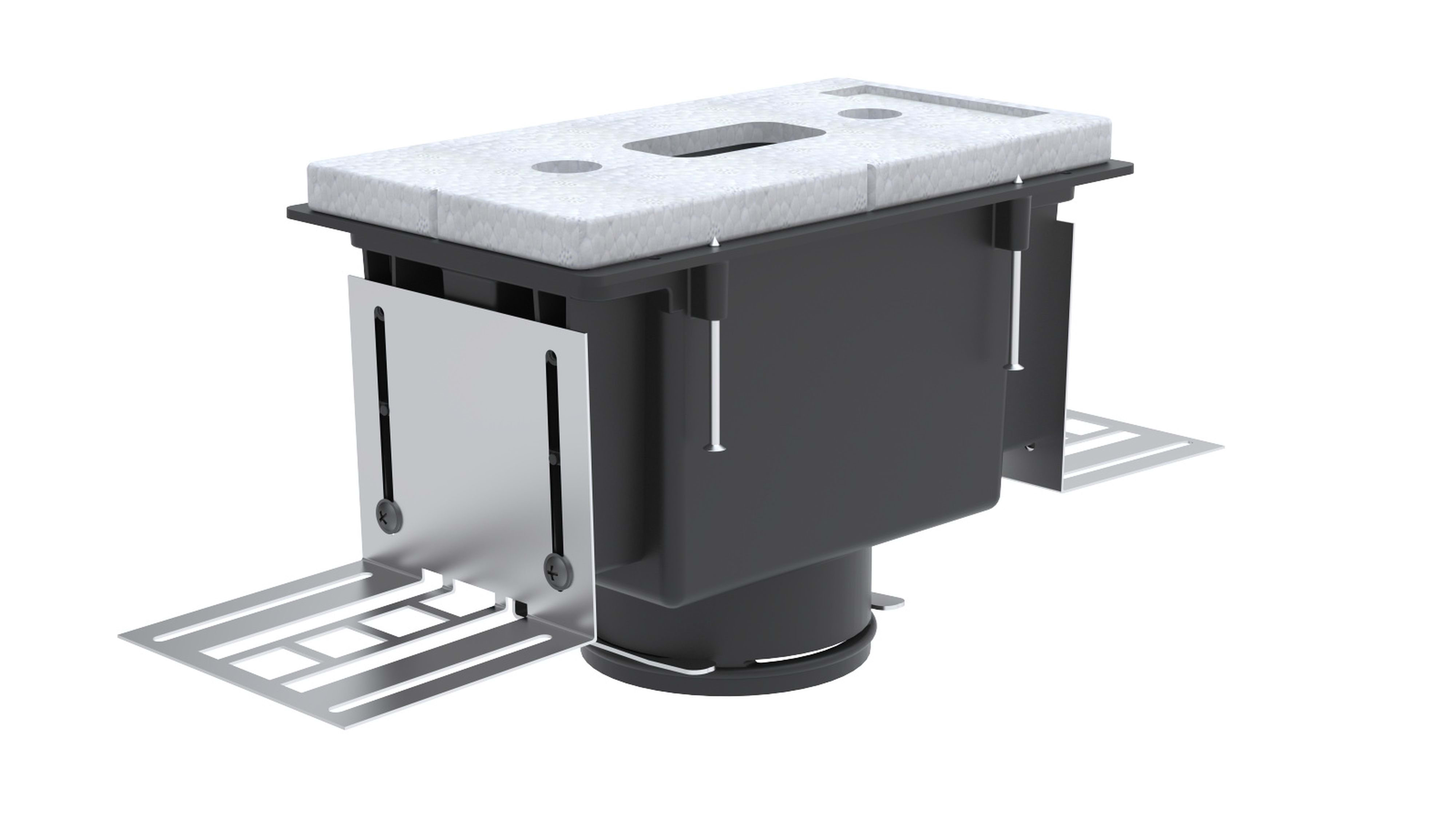 Zehnder - Boîtier de raccordement CLD-P 90, H=115mm, Raccordement Extrémité