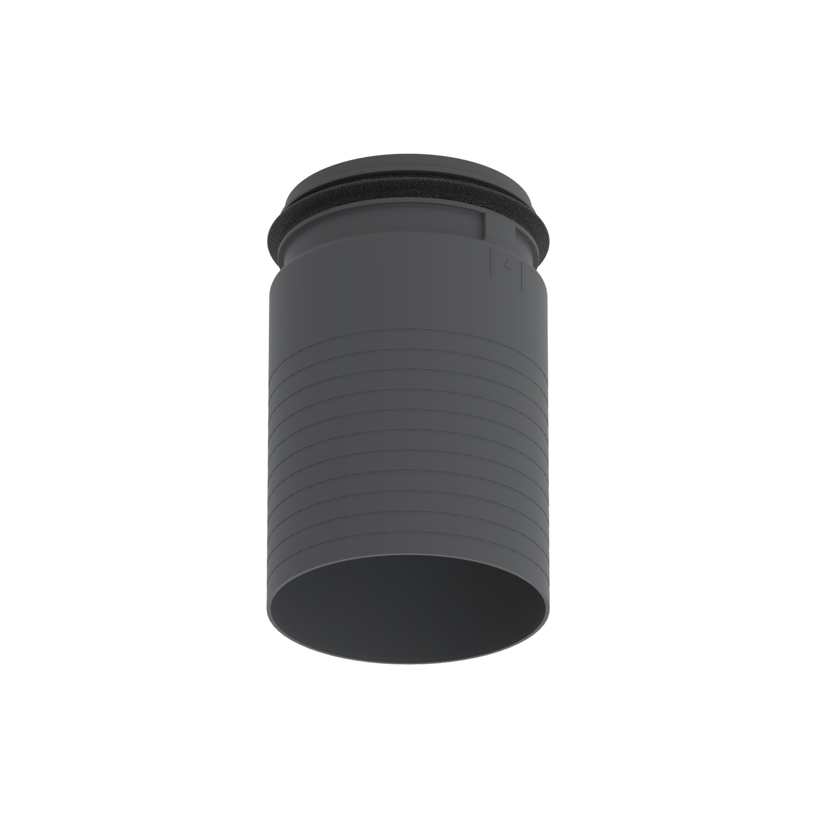 Zehnder - Extension TVA-CLRF - DN125/DN125 - Lo162/204mm, diamètre de perçage 140mm.
