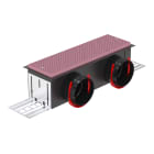 Zehnder - Boîtier de raccordement CLD-P 2X90, H=115mm, Raccordement Latéral