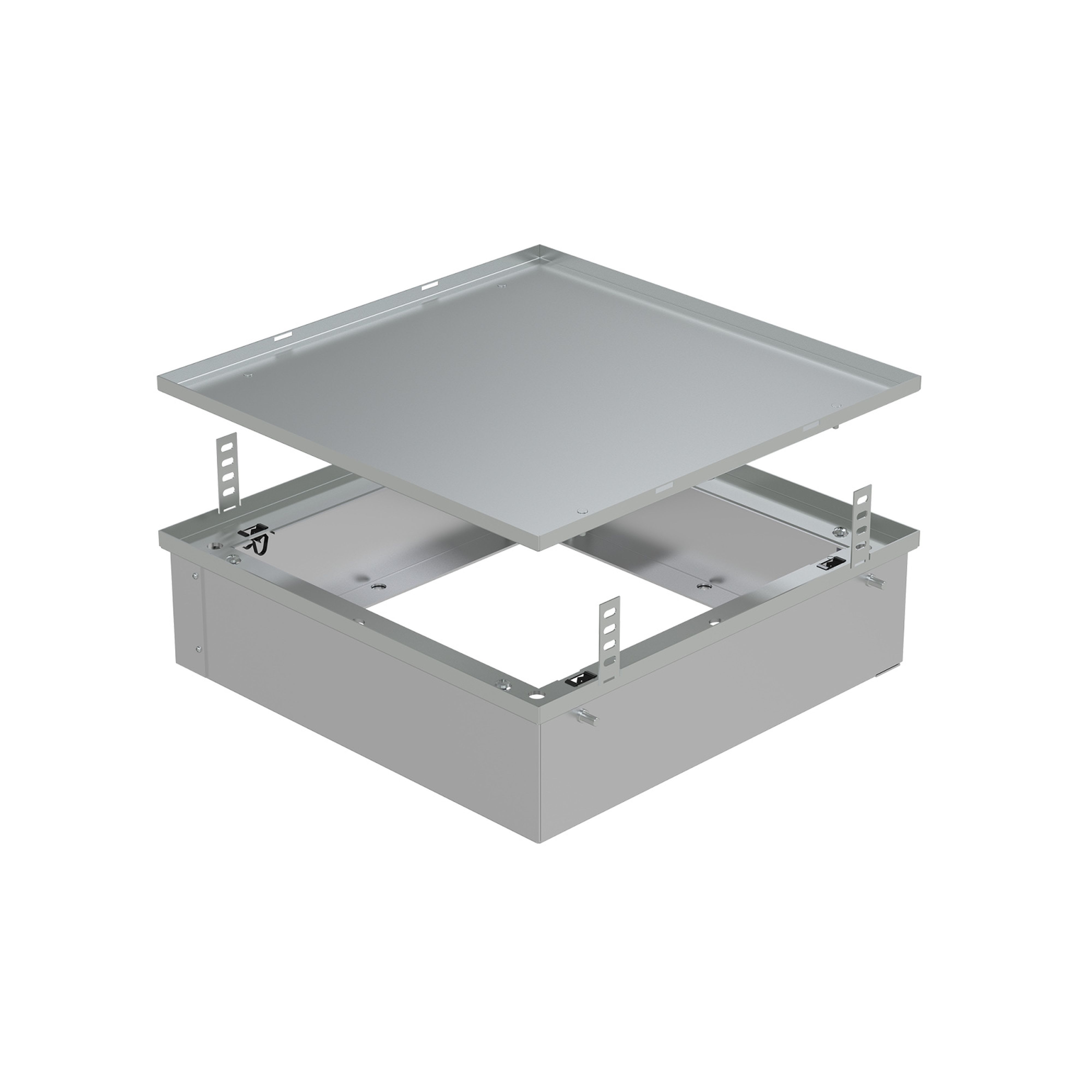 Zehnder - ComfoFlat 51 - Cadre + couvercle Zehnder 80-130 - 4 raccordements
