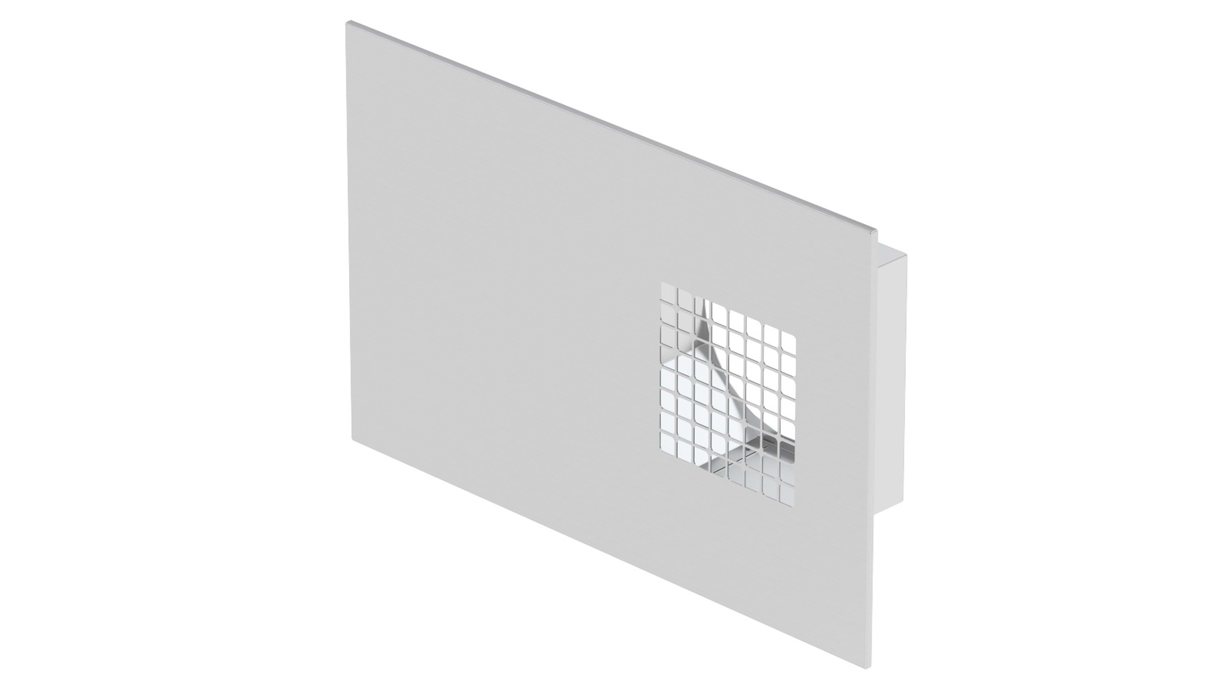 Zehnder - Grille combinée Dupla DN125 prise d'air gauche inox. 200m3/h max