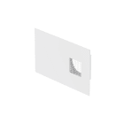 Zehnder - Grille combinée Dupla DN160 prise d'air gauche blanche 300m3/h max