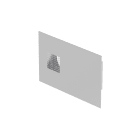 Zehnder - Grille combinée Dupla DN160 prise d'air droite inox. 300m3/h max