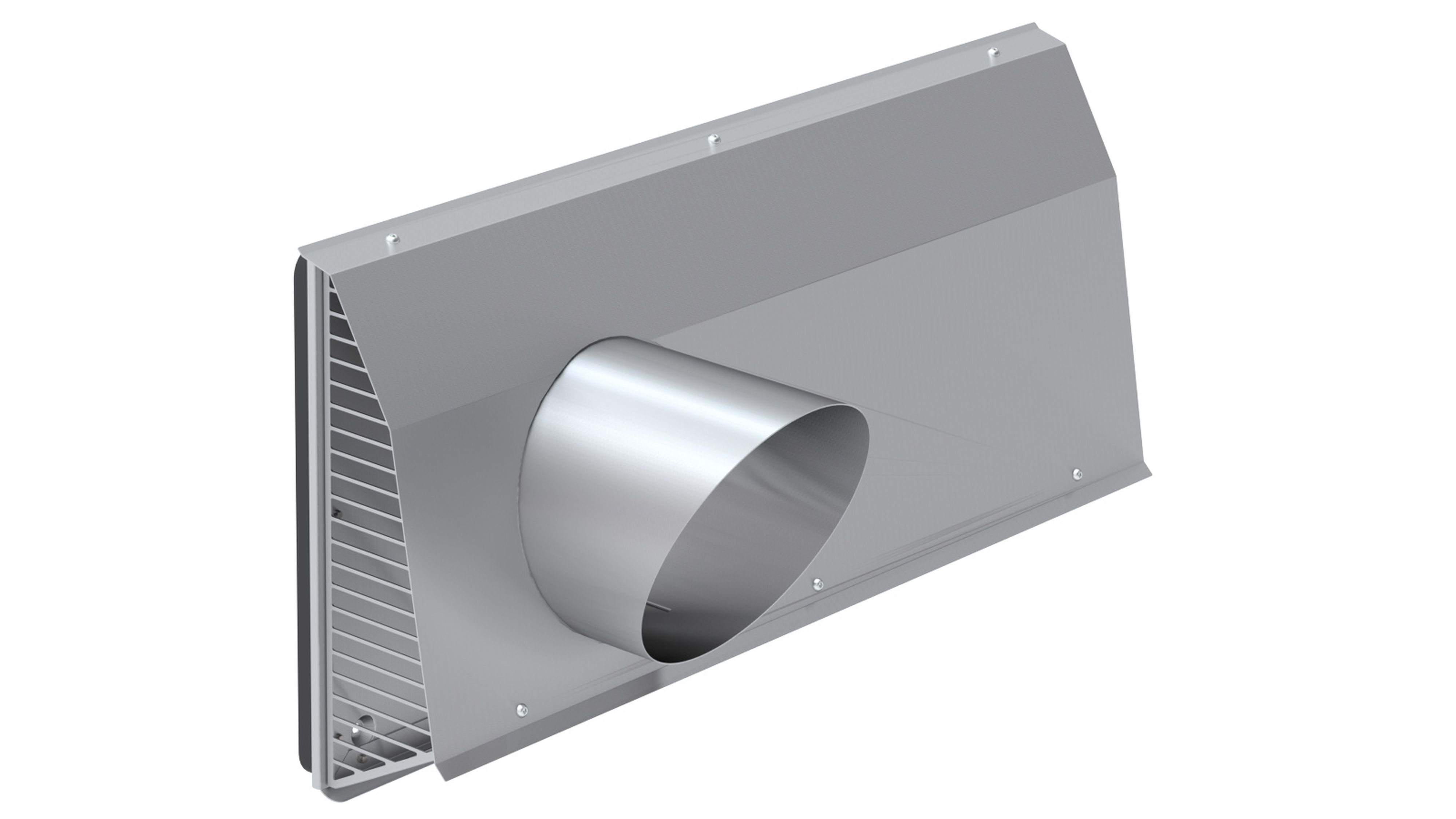 Zehnder - Grille d?air extérieure combinée Gauche (air neuf à gauche) DN 160 jusqu'à 300 m