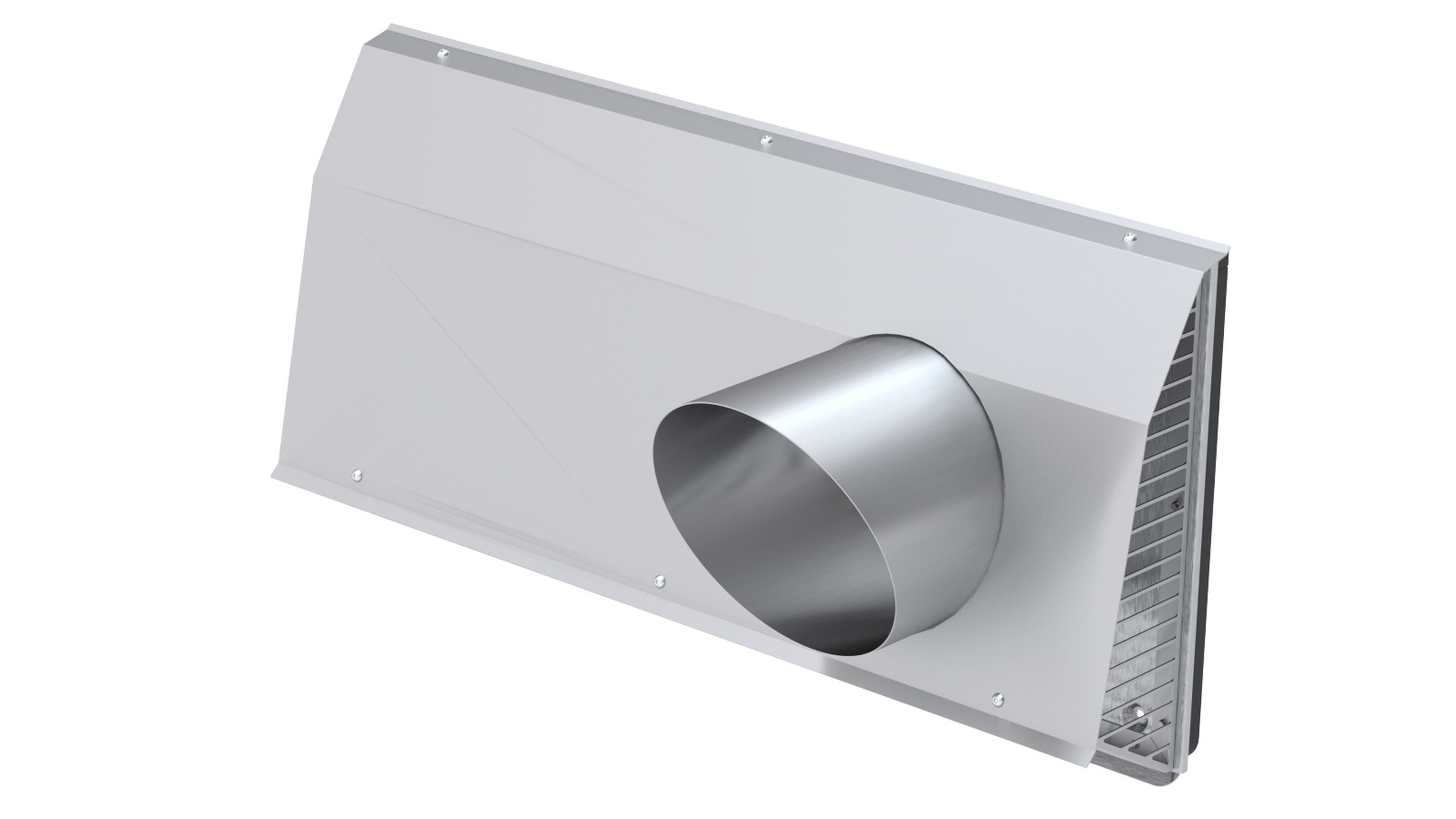 Zehnder - Grille d?air extérieure combinée Droite (air neuf à droite) DN 160 jusqu'à 300 m